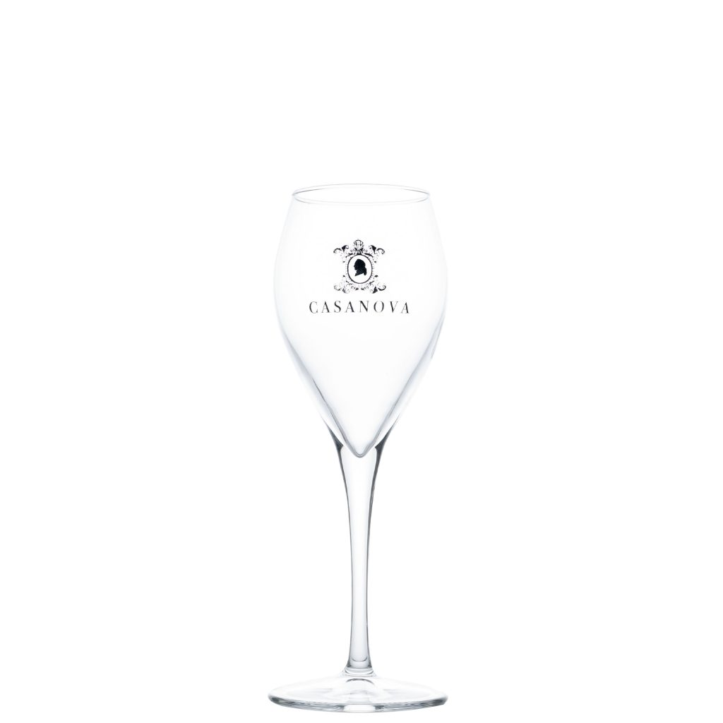 Casanova branded glasses